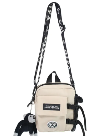 Canvas Utility Crossbody Bag