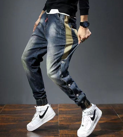 Baggy Washed Denim Jogger Jeans