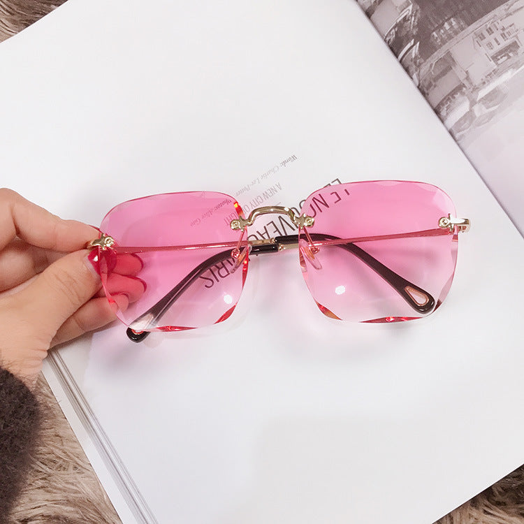 Rimless Polygon Sunglasses
