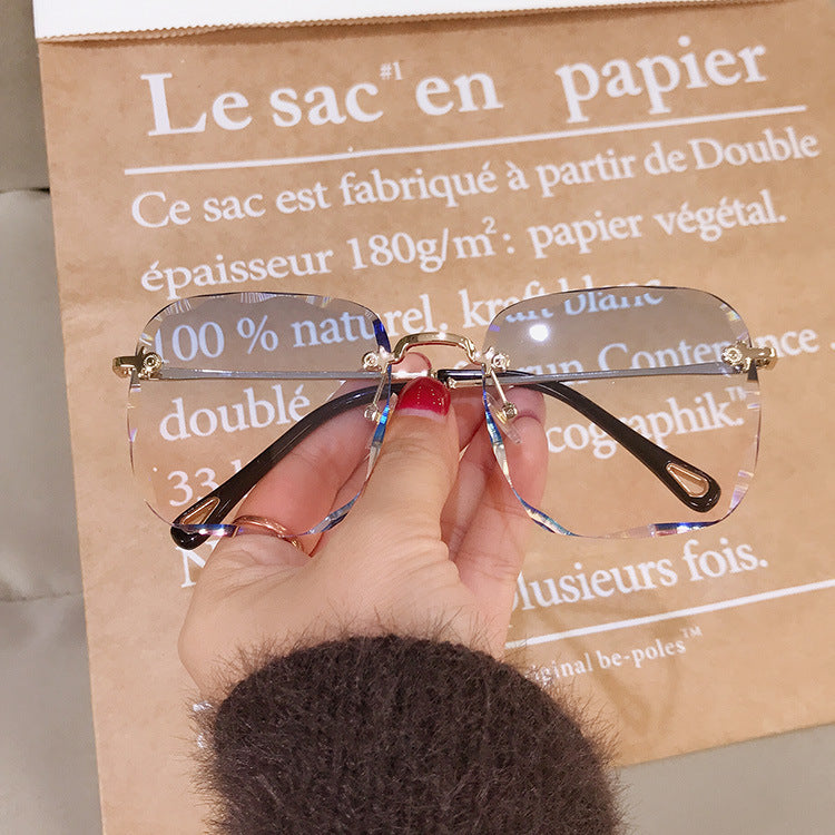Rimless Polygon Sunglasses