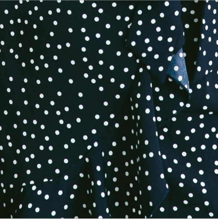 Polka Dot Strappy Mini Dress