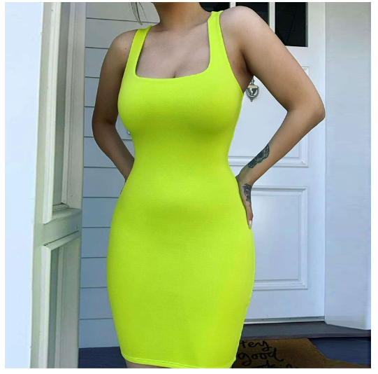 Backless Bodycon Mini Dress