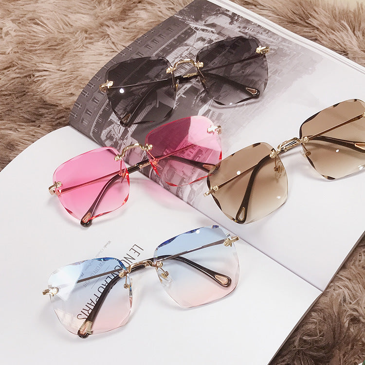 Rimless Polygon Sunglasses