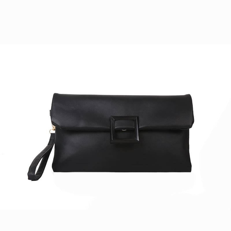 Envelope Buckle Clutch Bag