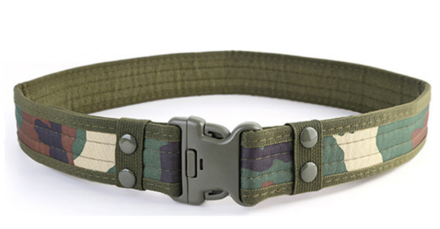 Quick-Release Tactical Canvas Belt