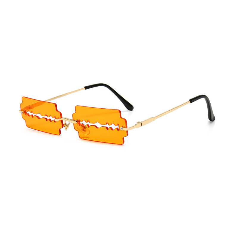 Hollow Blade Statement Sunglasses