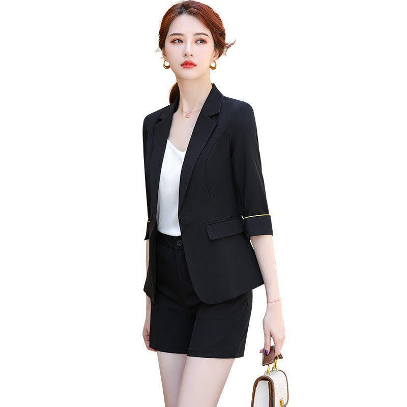 Three-Quarter Sleeve Lightweight Blazer