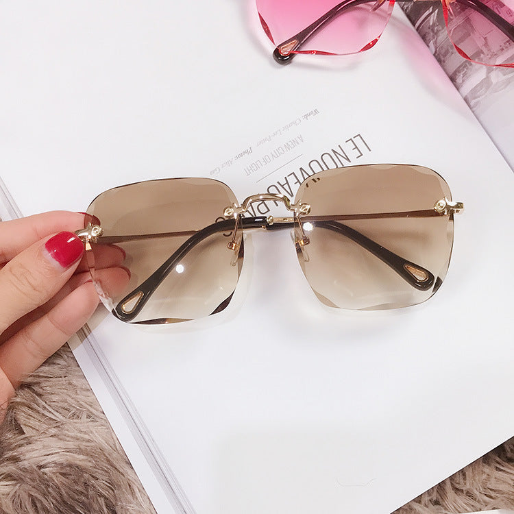 Rimless Polygon Sunglasses