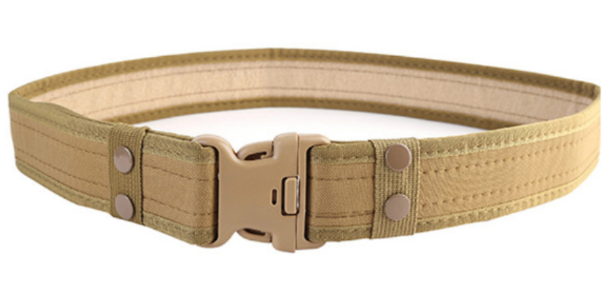 Quick-Release Tactical Canvas Belt