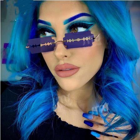 Hollow Blade Statement Sunglasses
