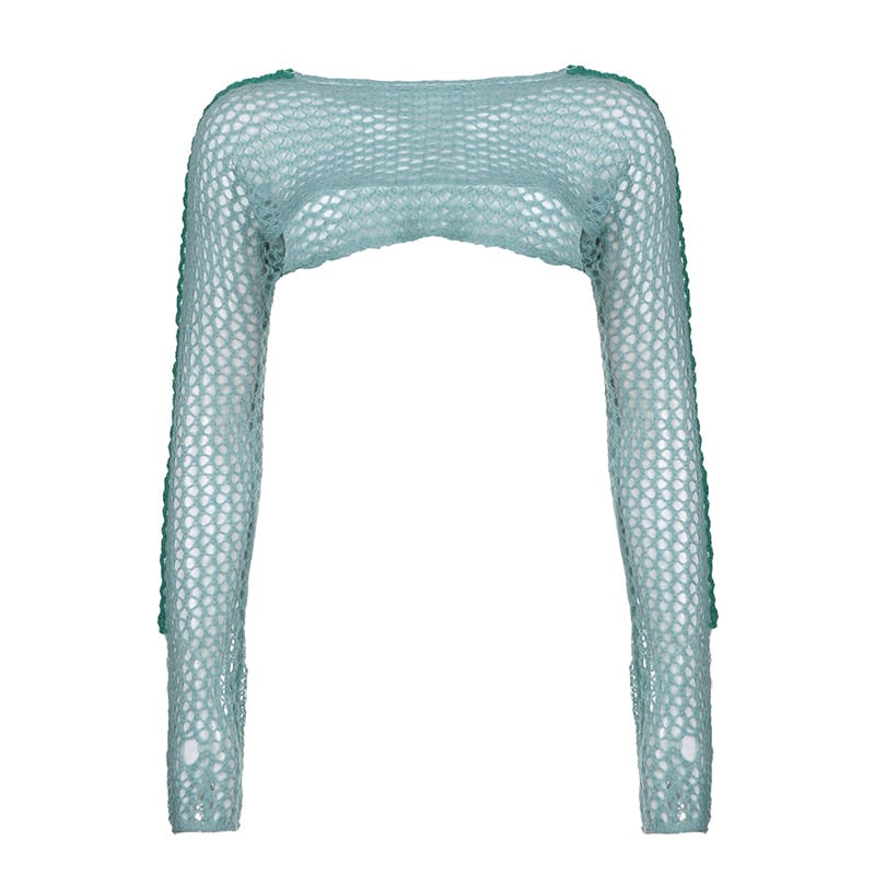 Crochet Knit Cropped Shrug