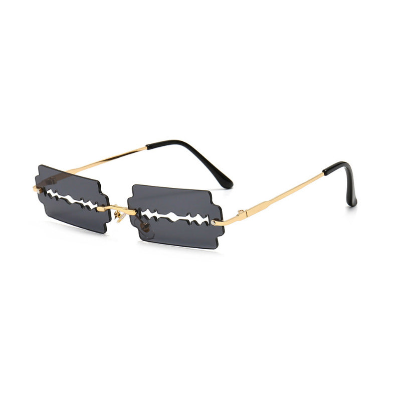 Hollow Blade Statement Sunglasses