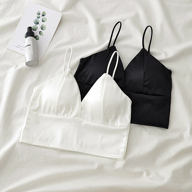Cropped V-Neck Cami Top