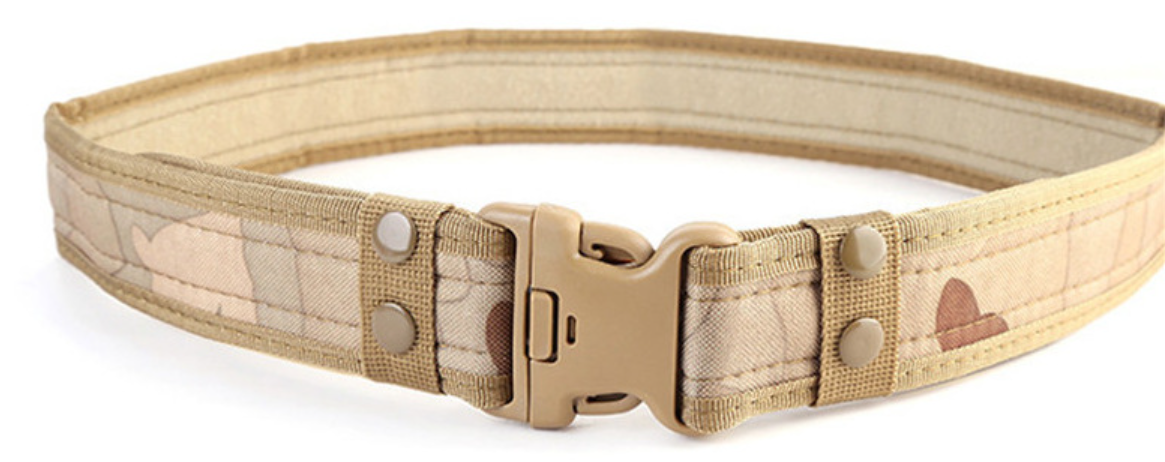 Quick-Release Tactical Canvas Belt