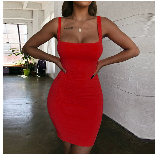 Backless Bodycon Mini Dress