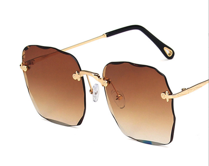 Rimless Polygon Sunglasses