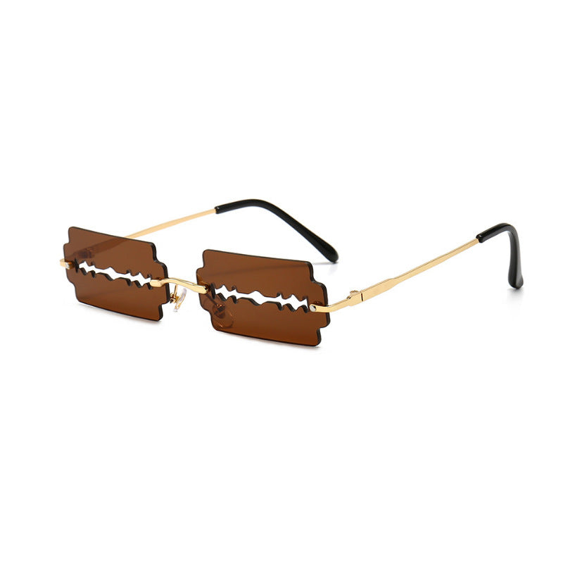 Hollow Blade Statement Sunglasses