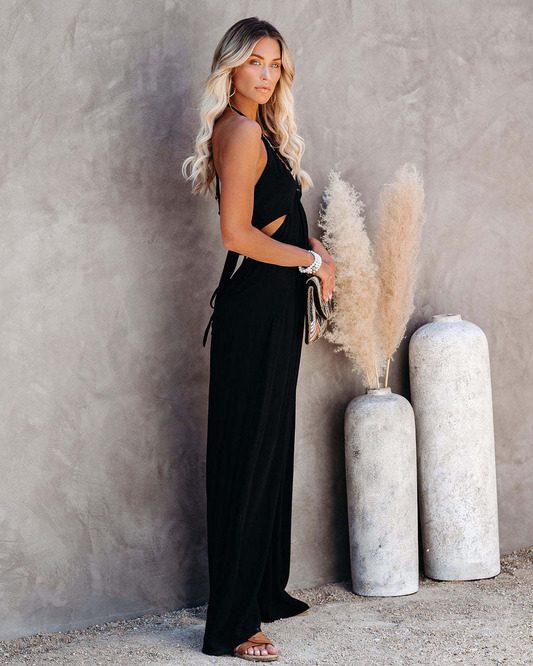 Backless Cami Wide-Leg Jumpsuit