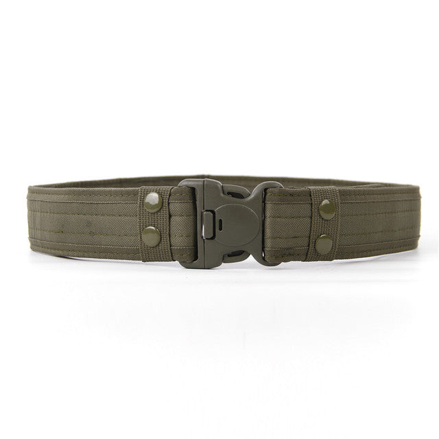 Quick-Release Tactical Canvas Belt