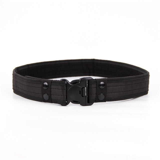 Quick-Release Tactical Canvas Belt